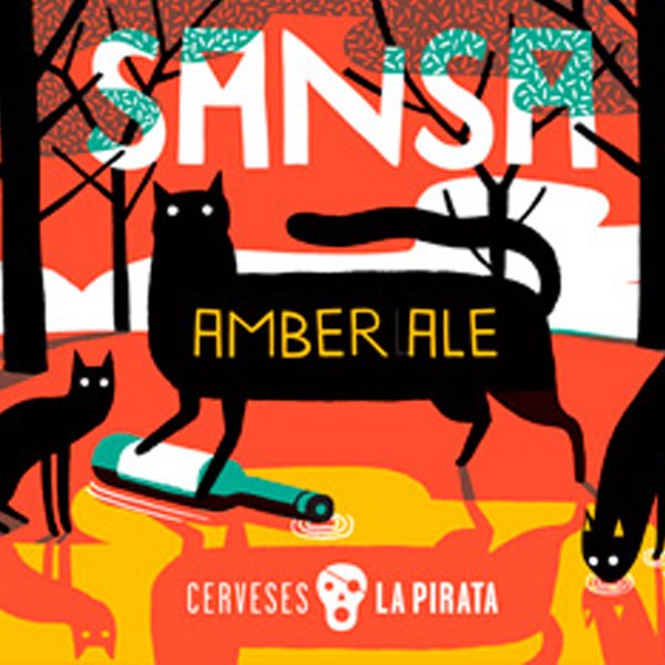 Cerveza SANSA Amber Ale, La Pirata