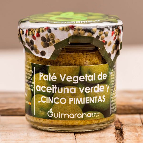 Paté De Aceituna Verde Y Cinco Pimientas, Guimarana